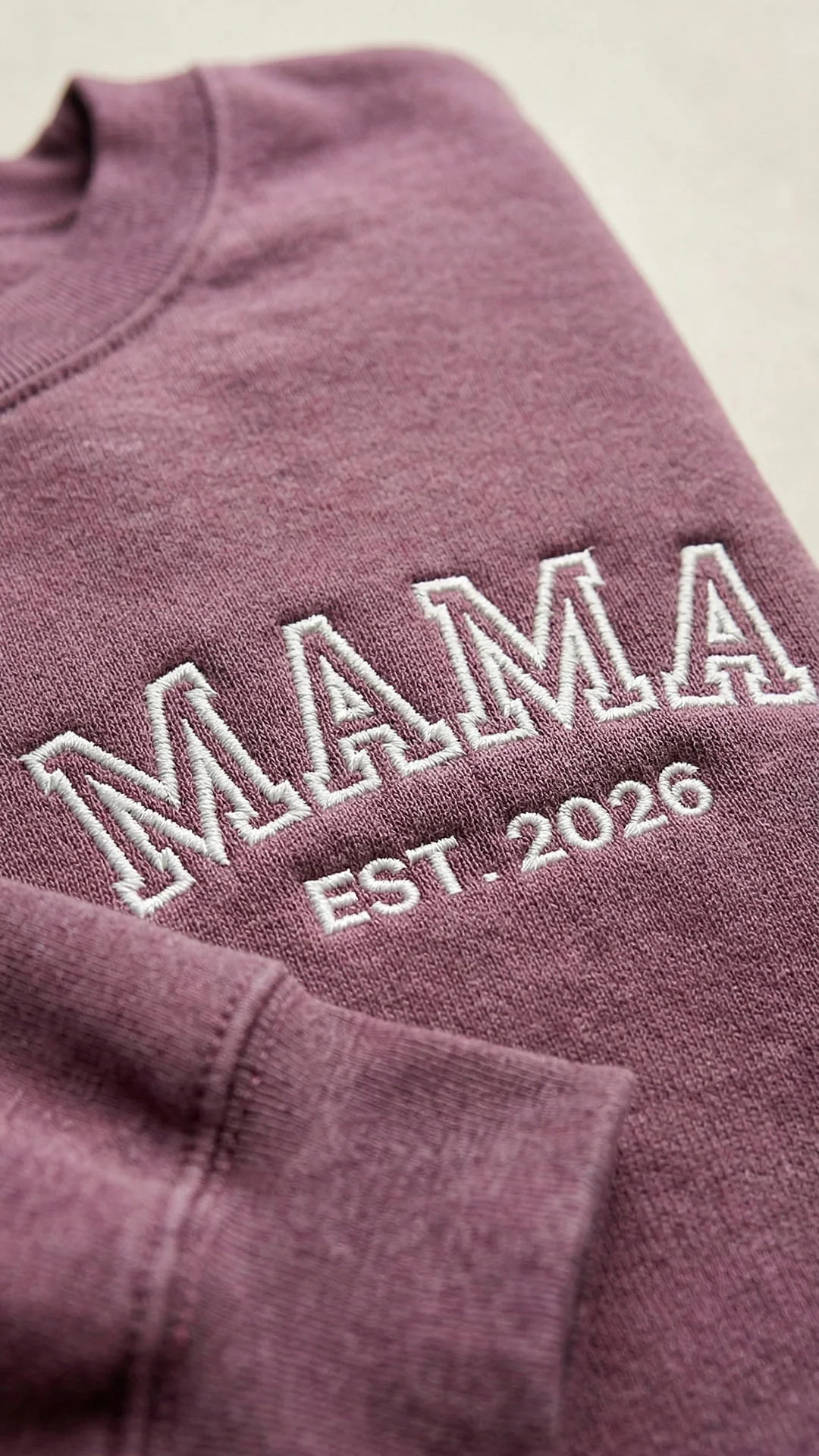 Best Mom Ever Varsity Gift Box | Personalized Mama Est. Sweatshirt, Tote, Mug, Candle, Accessory Pouch & Waffle Throw - Image 11
