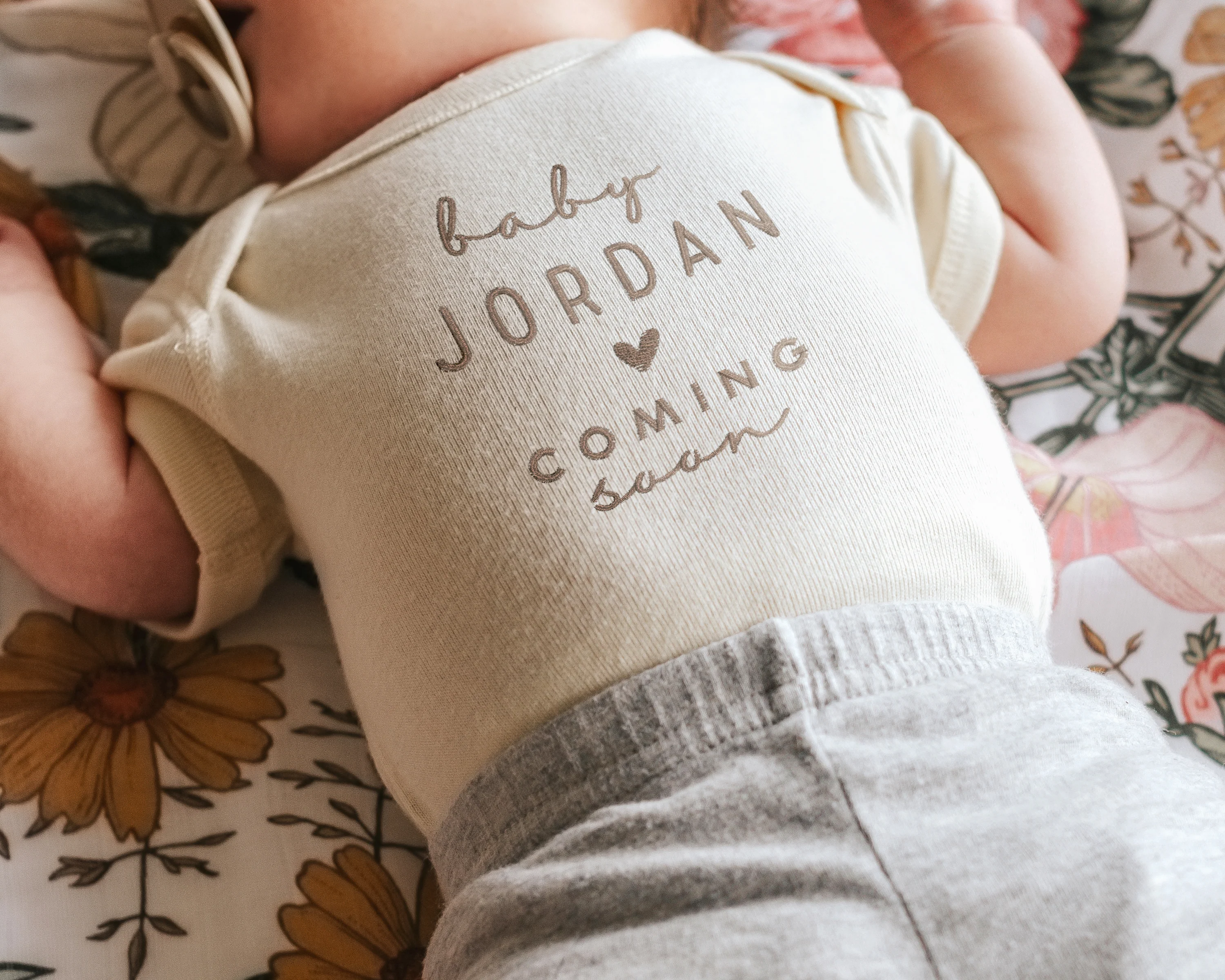 Coming Soon Embroidered Bodysuit - Image 3
