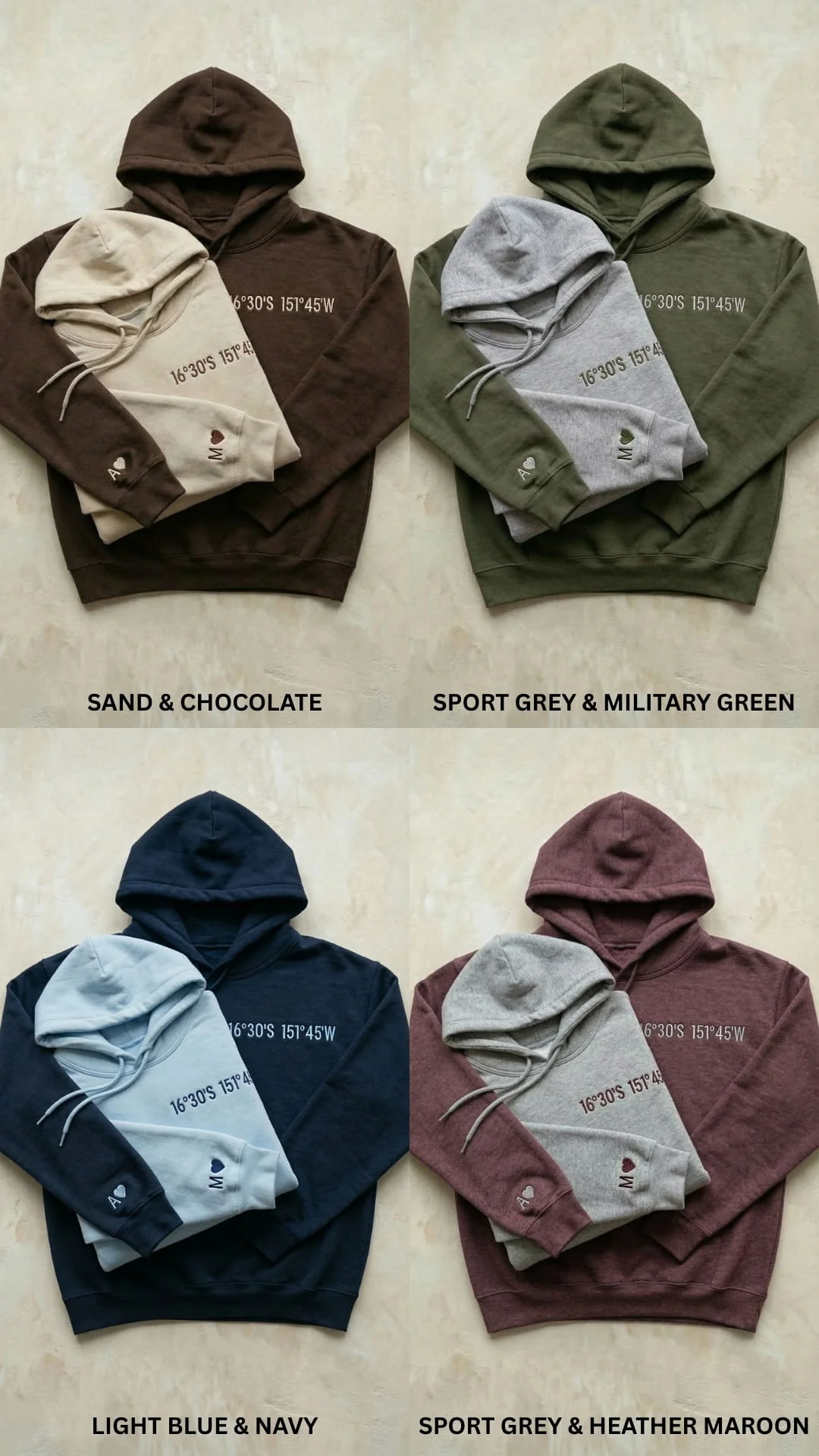 Custom Embroidered Coordinates Sweatshirt - Image 7