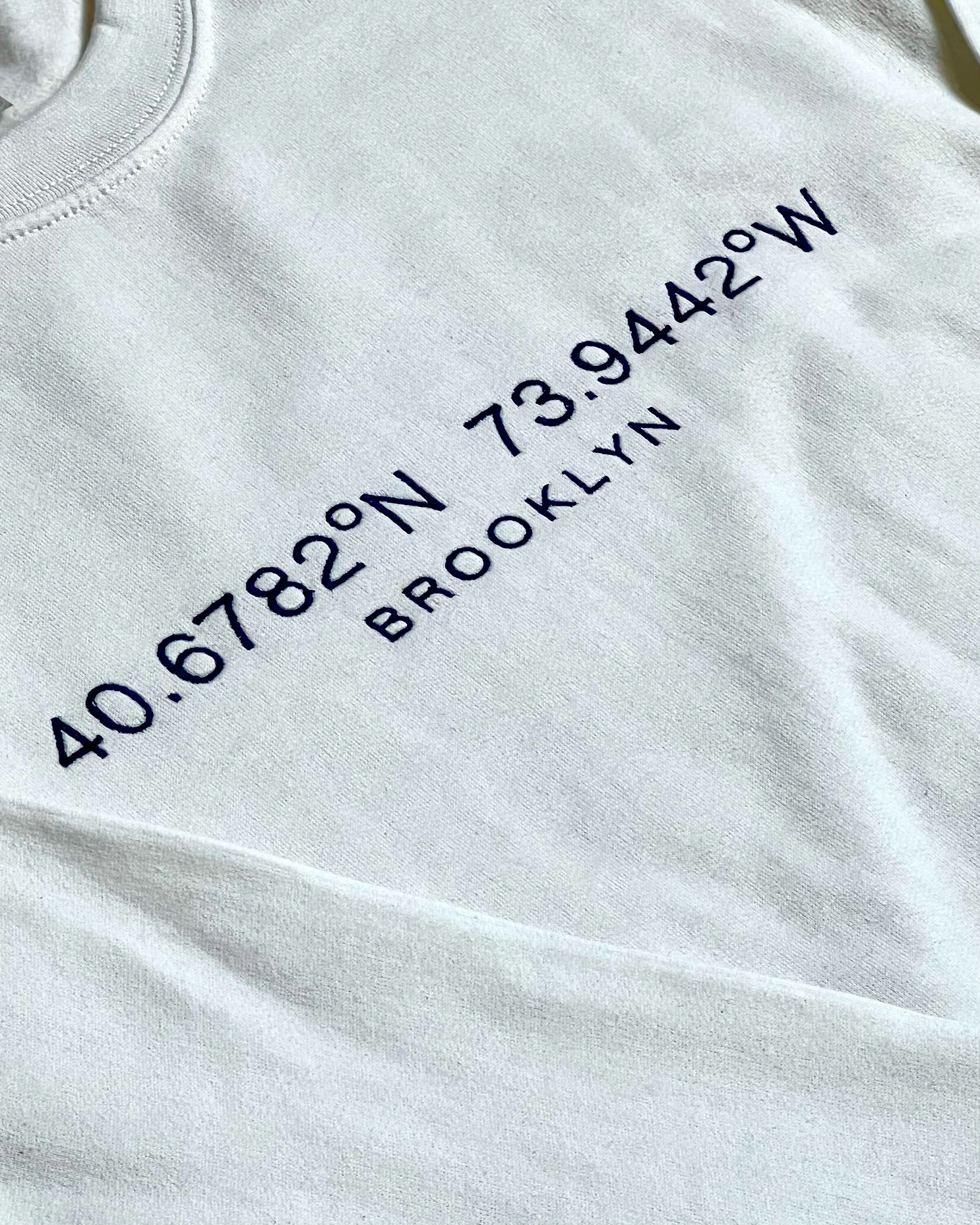 Custom Location Embroidered Crewneck - Image 3