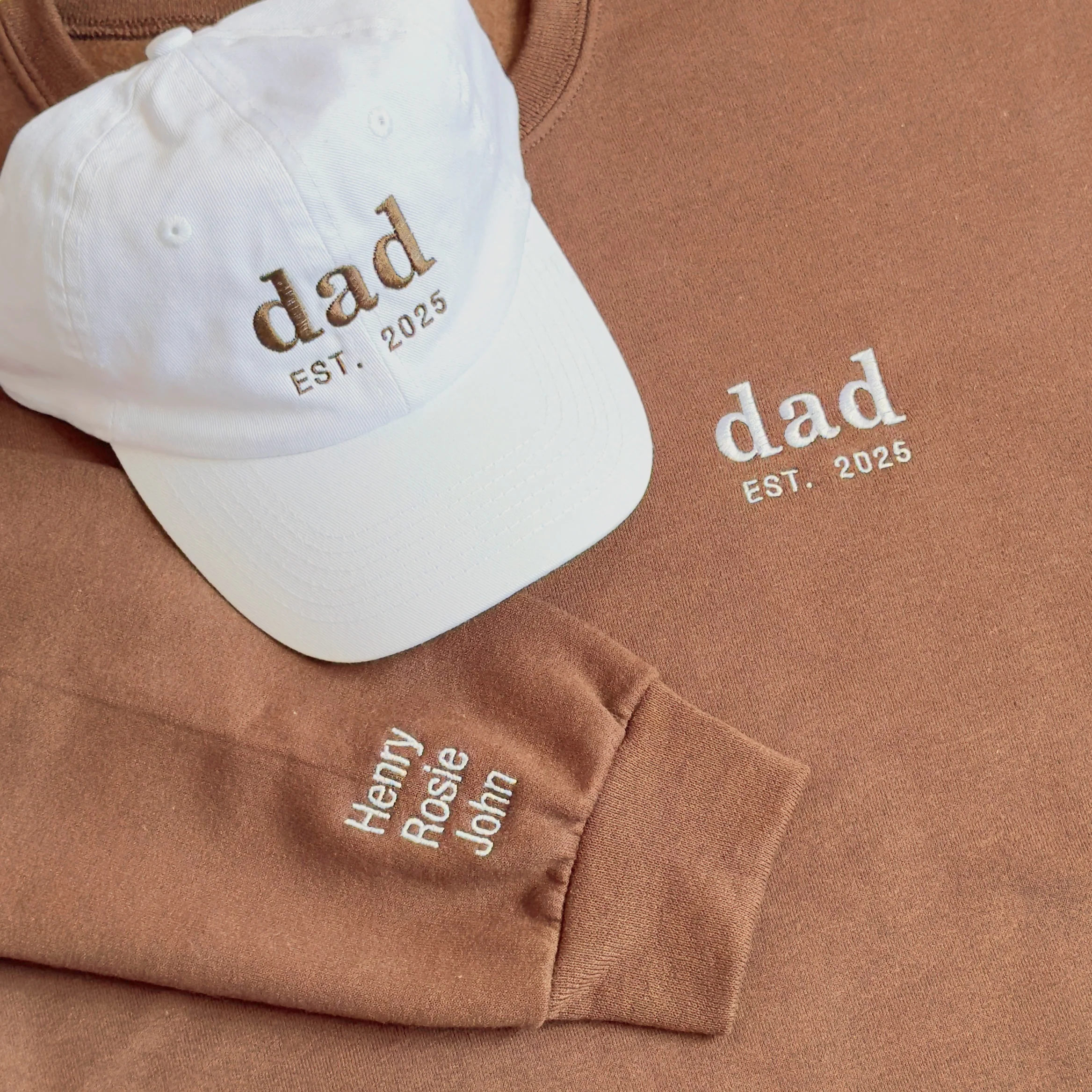 Embroidered Dad Sweatshirt - Image 3