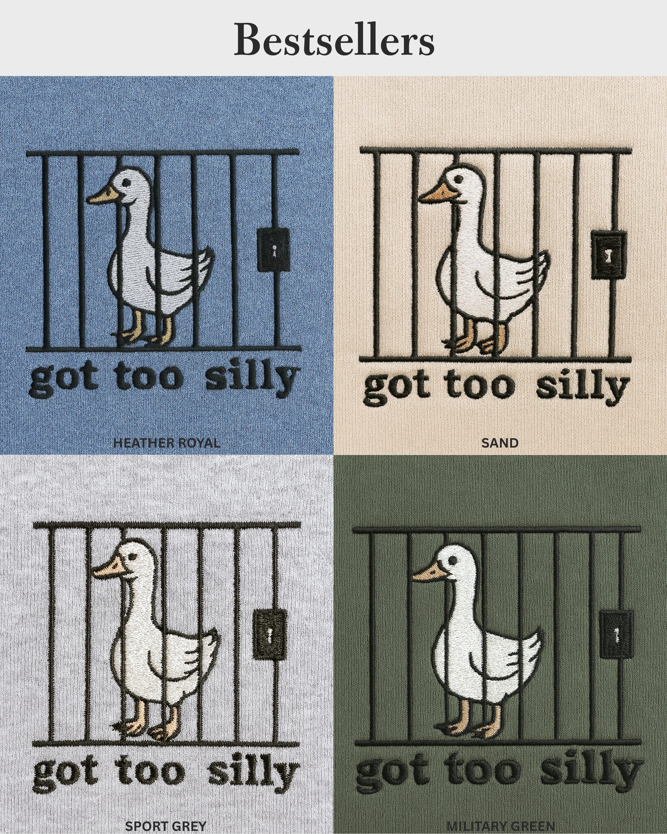 Got Too Silly Embroidered Sweatshirt - Image 7
