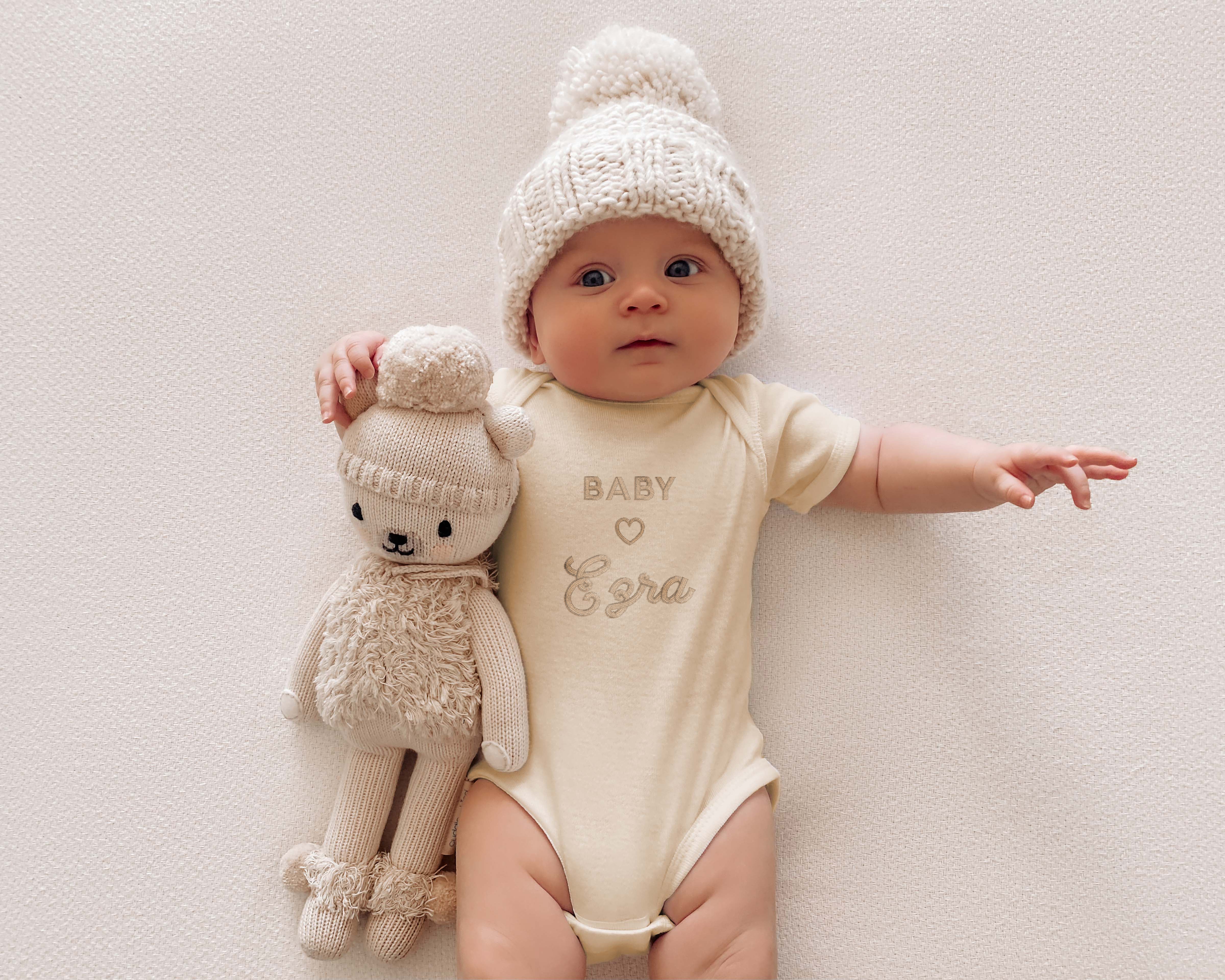 Heart Script Embroidered Bodysuit - Image 4