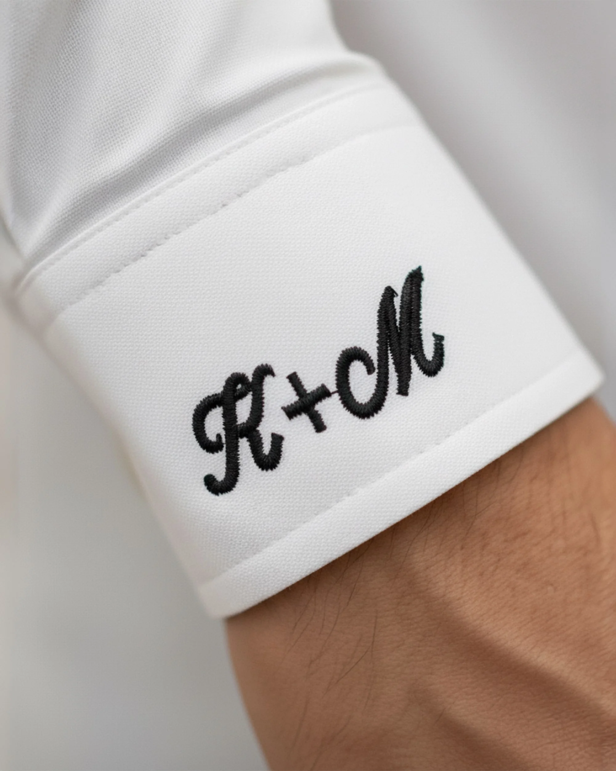 Initialed Cuff Stretch Woven Shirt - Image 2