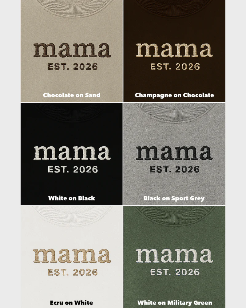 Minimal Mama Embroidered Sweatshirt - Image 9