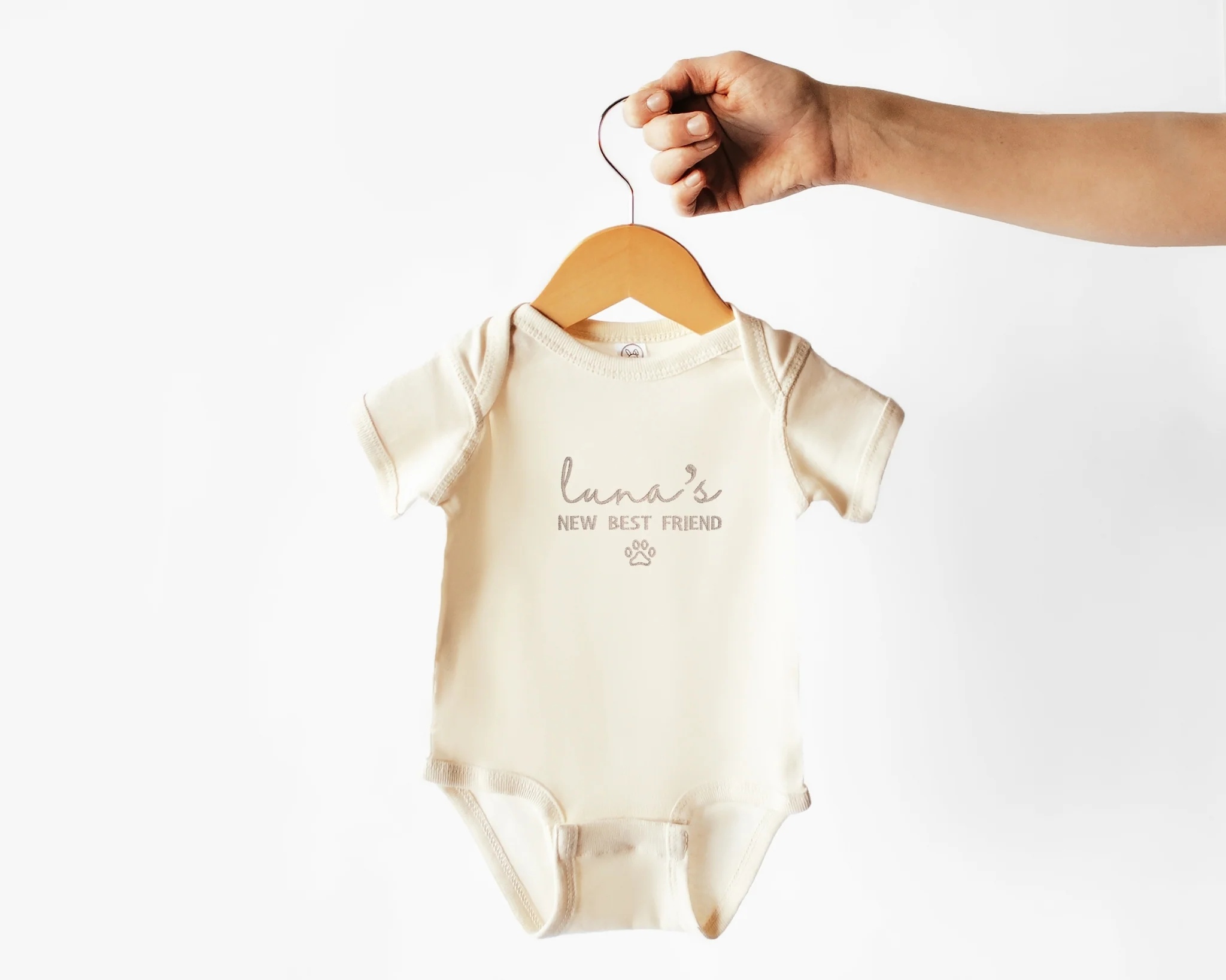New Best Friend Embroidered Bodysuit - Image 5