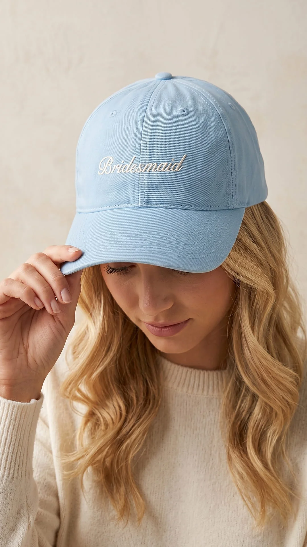 The Bridal Party Gift Set | Embroidered Hat & Personalized Tote - Image 2