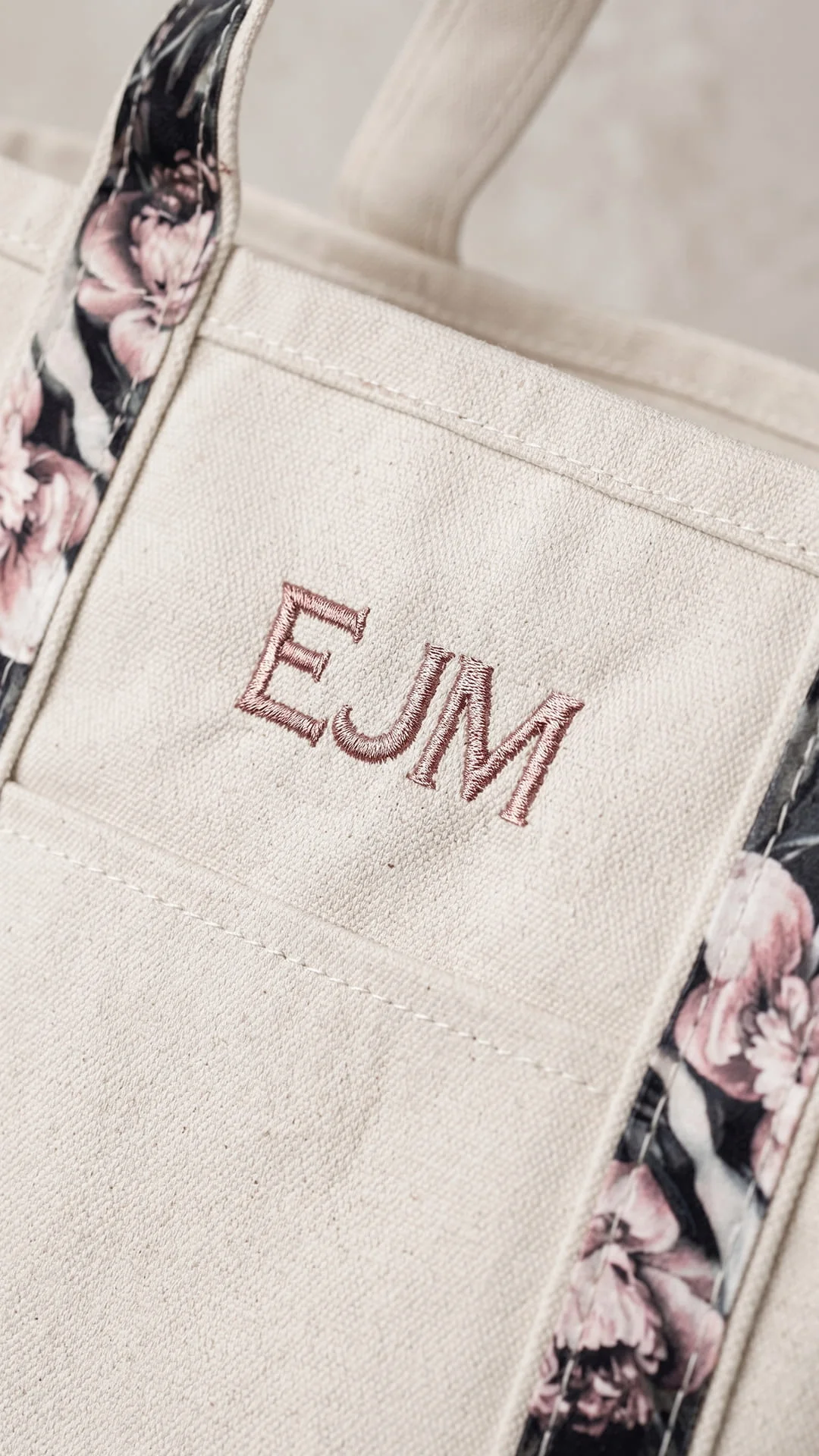 The Monogram Keepsake Box | Personalized Tote, Clutch & Waffle Throw Gift Set - Image 2