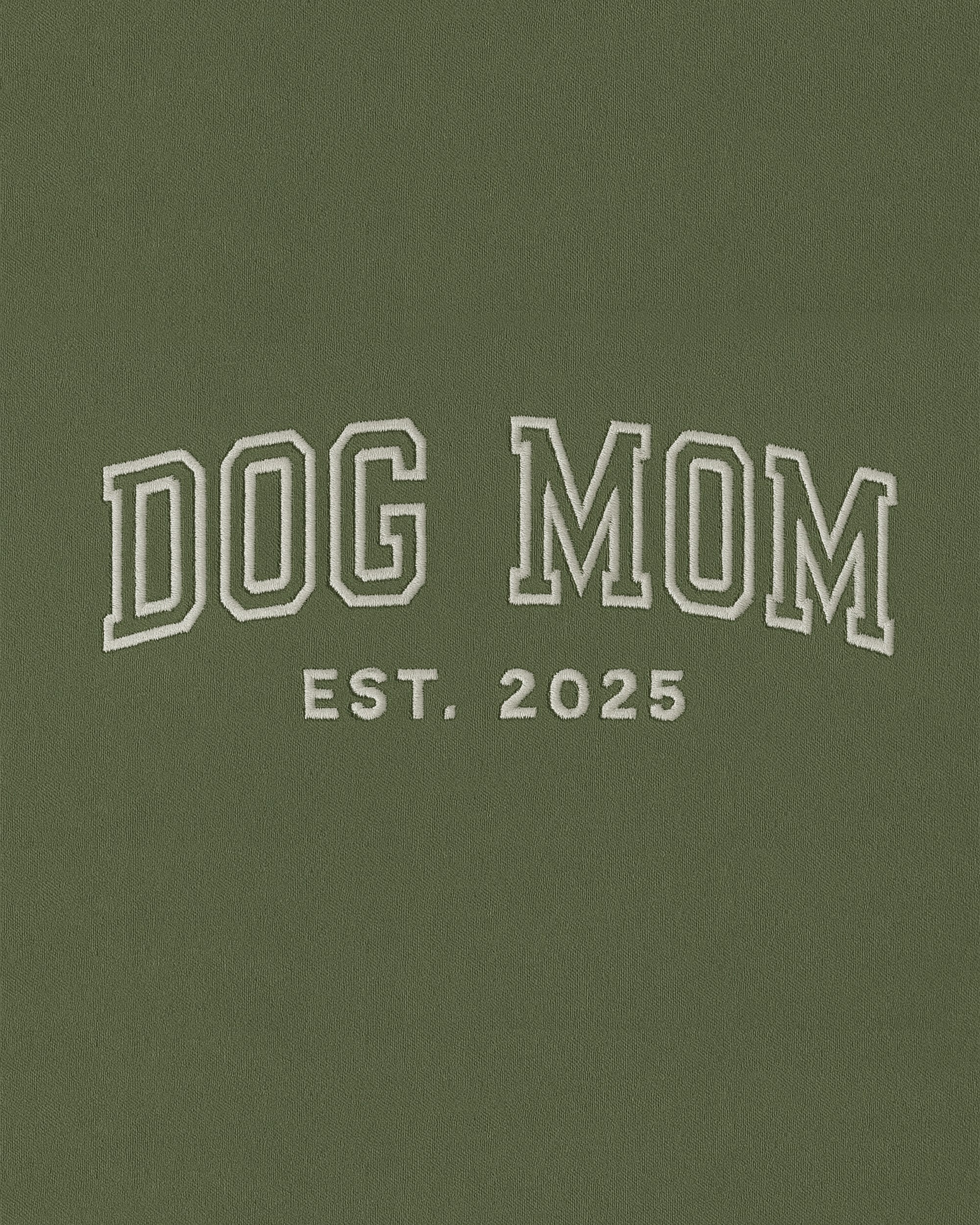 Varsity Dog Mom Embroidered Sweatshirt - Image 6